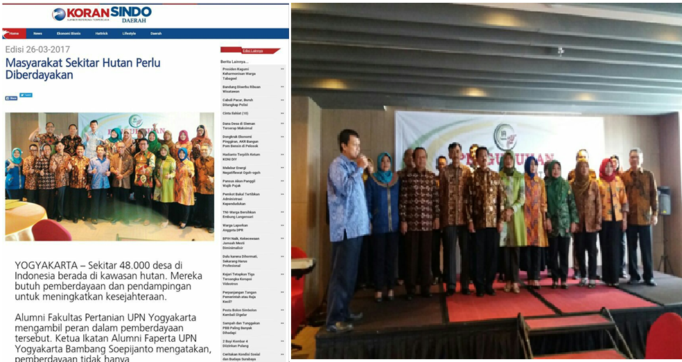 Ikatan Alumni (IA) Faperta UPN Veteran Yogyakarta mengadakan temu Alumni