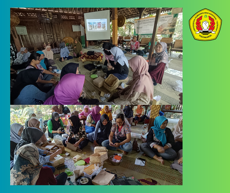 PELATIHAN PACKAGING PRODUK OLAHAN EMPON-EMPON