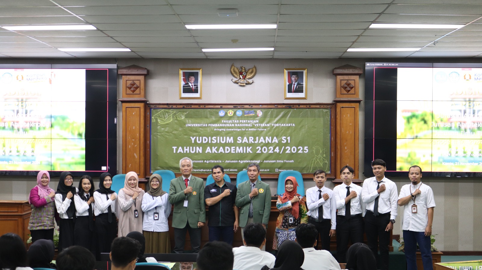 Pelaksanaan Yudisium Fakultas  Pertanian UPNYK: Langkah Awal Menuju Dunia Profesional